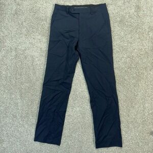 John Varvatos USA Mens Navy Pinstripe Dress Pants Suit Trousers 29R